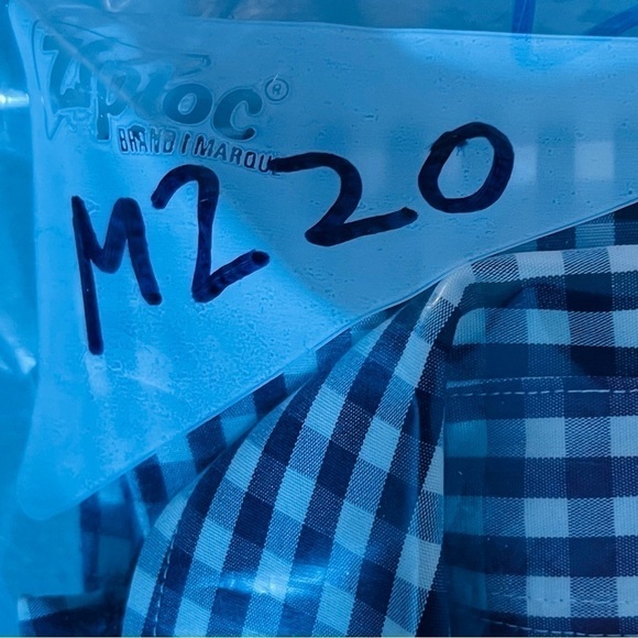 Brooks Brothers Plaid Button Down Shirt Size 4 Black/White - Picture 9 of 9